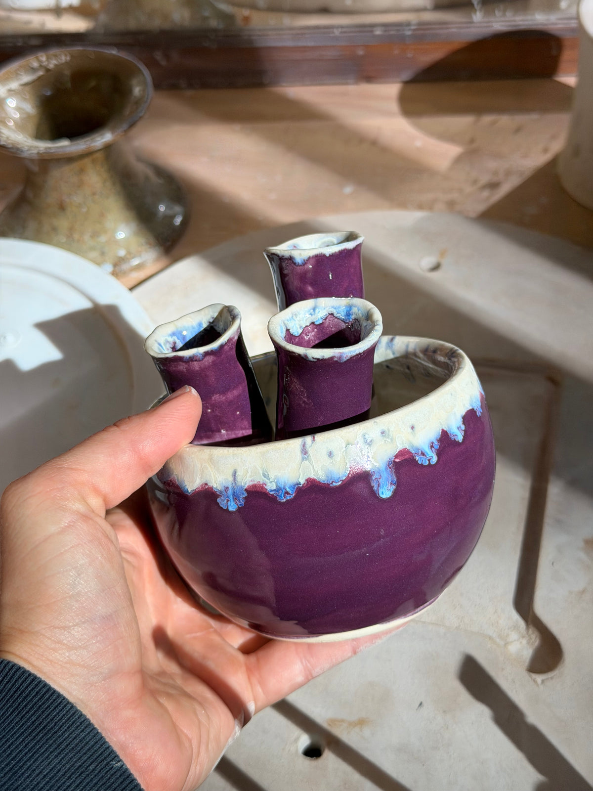 Flower Vase Purple