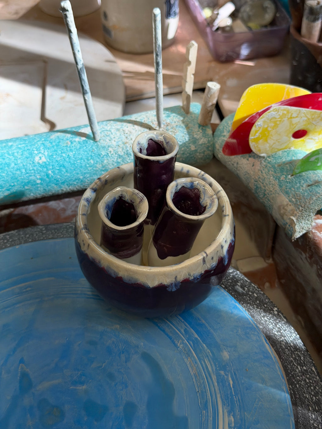 Flower Vase Purple