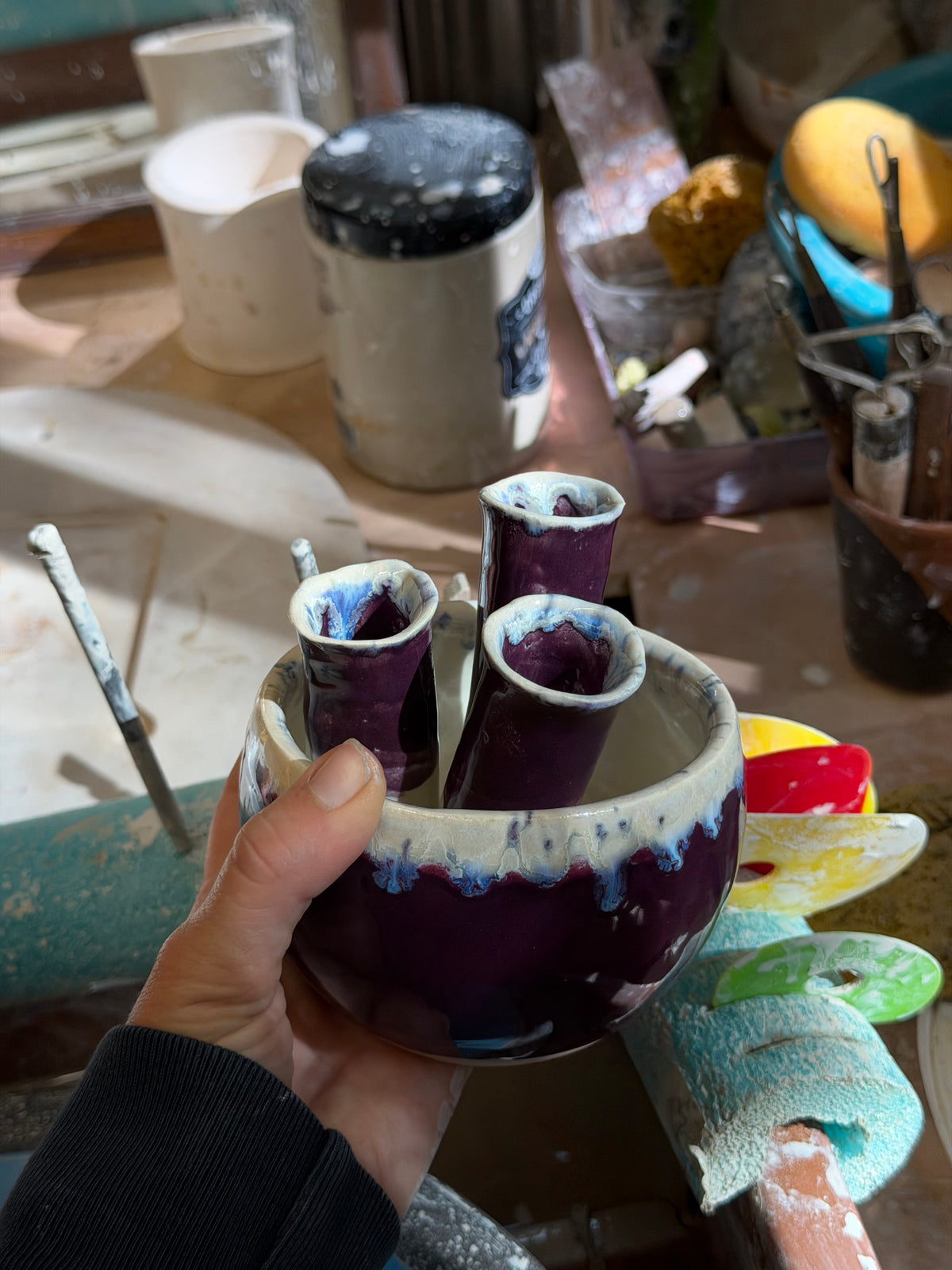 Flower Vase Purple