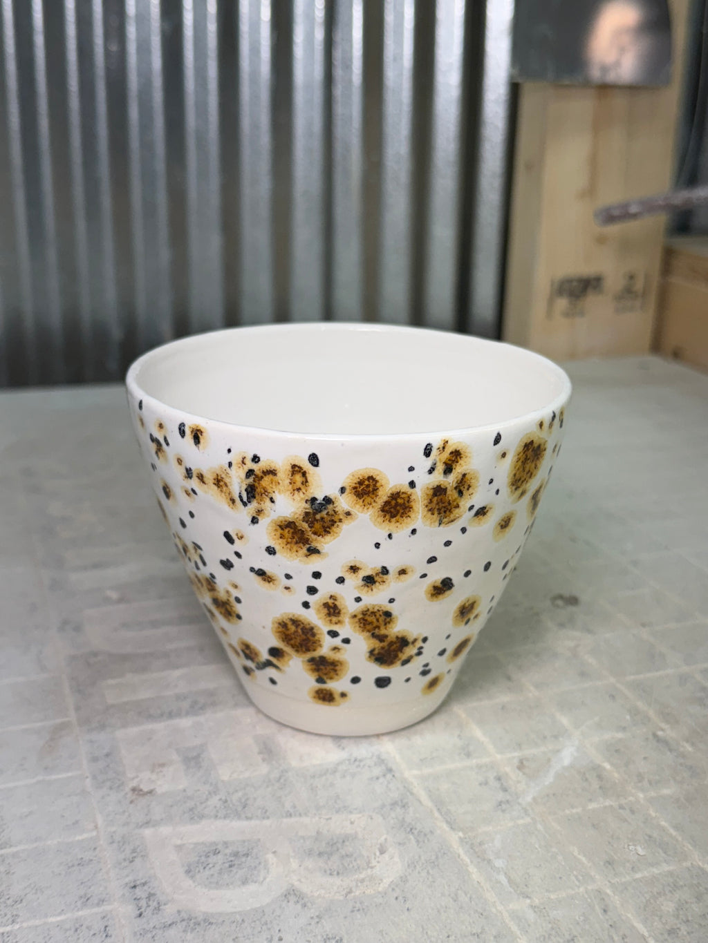 Cheetah bowl