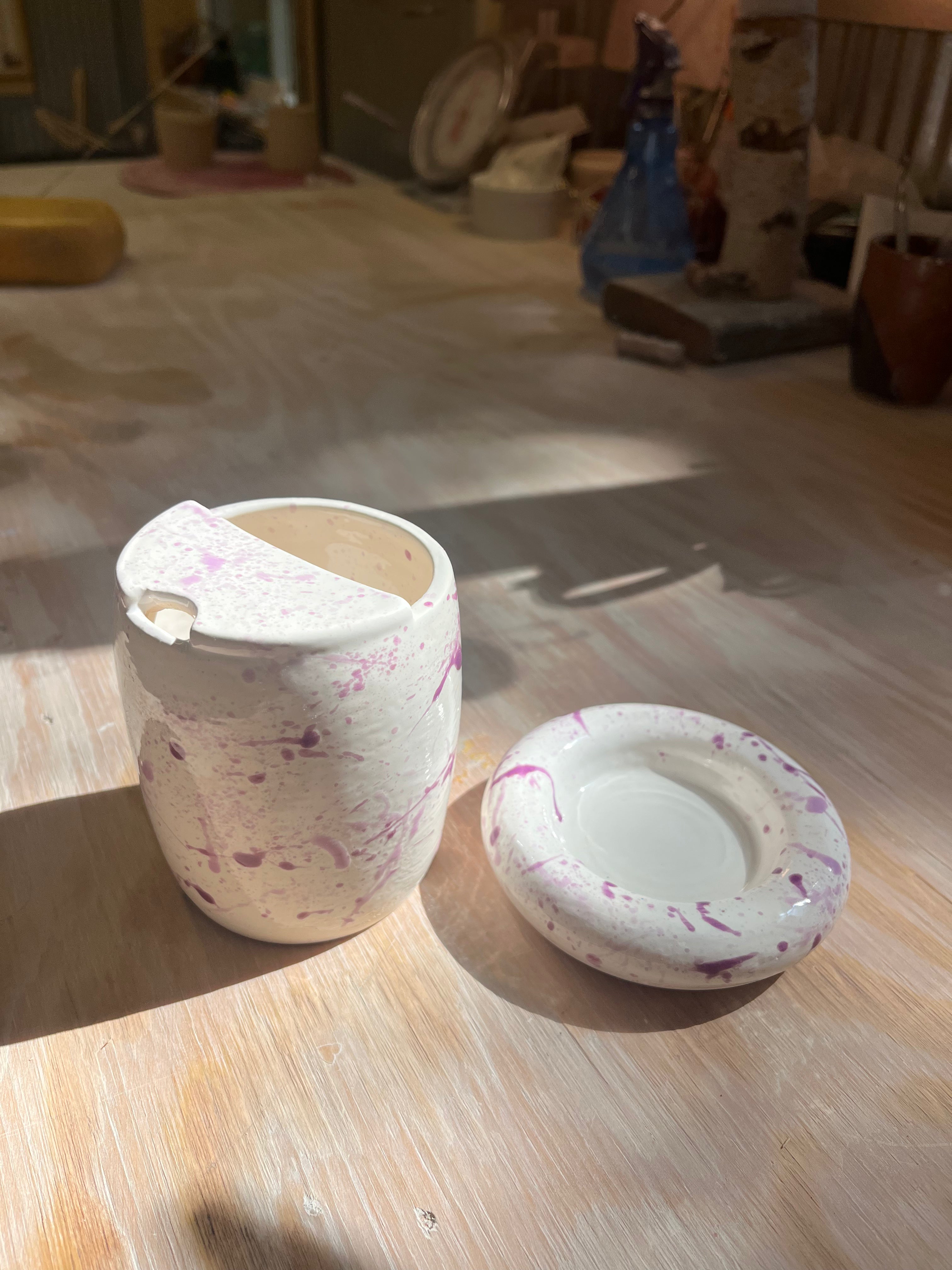 Sippy Cup & Plate Set - Splatter