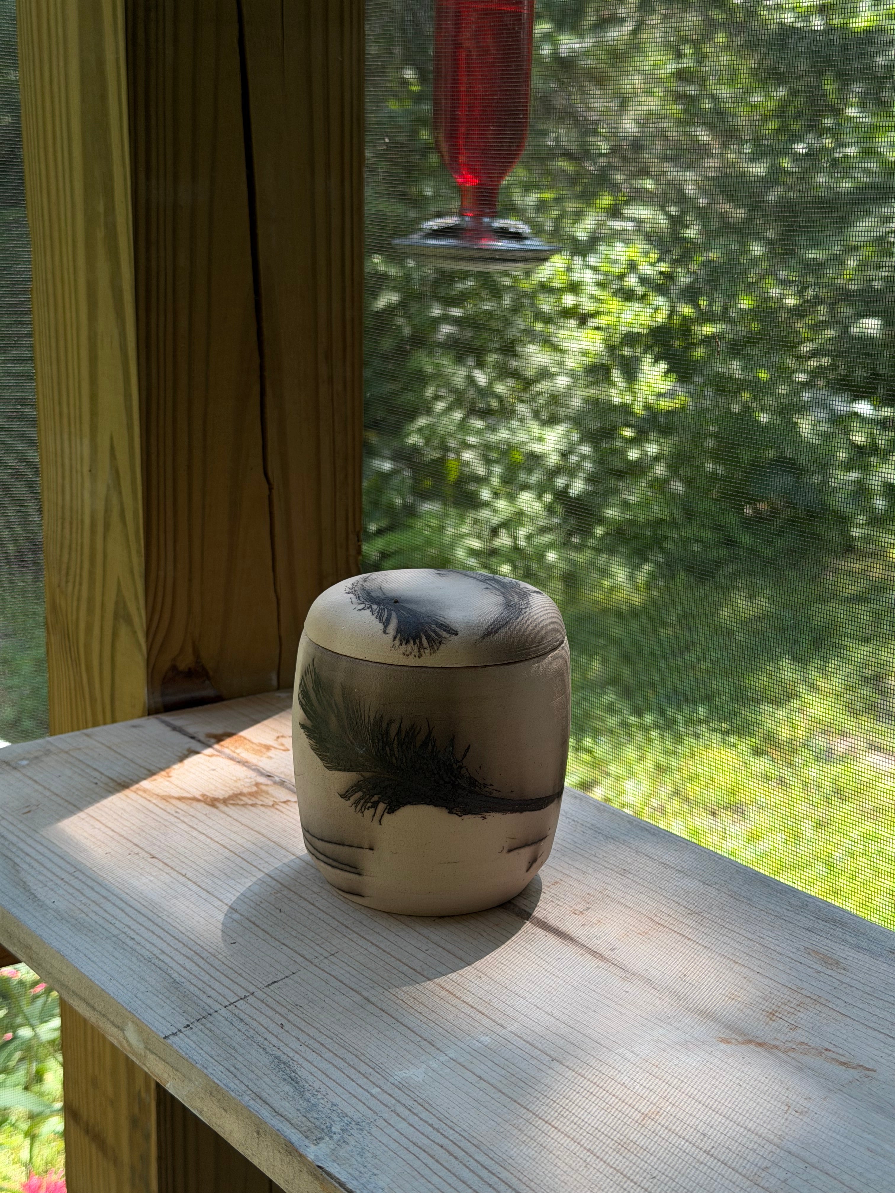 Raku Jar Medium