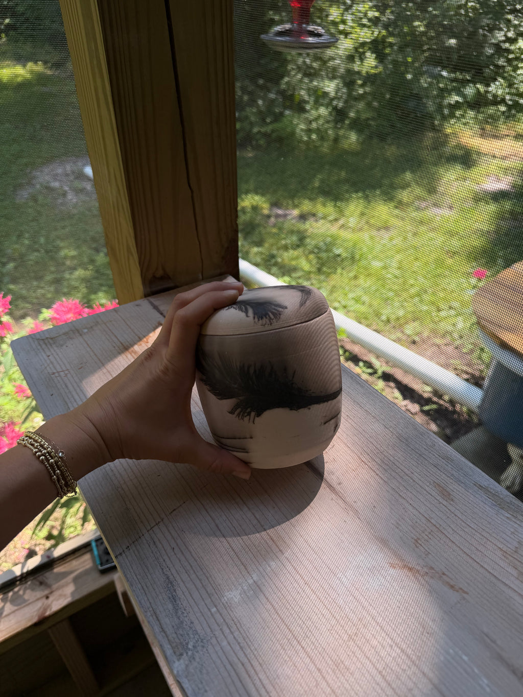 Raku Jar Medium