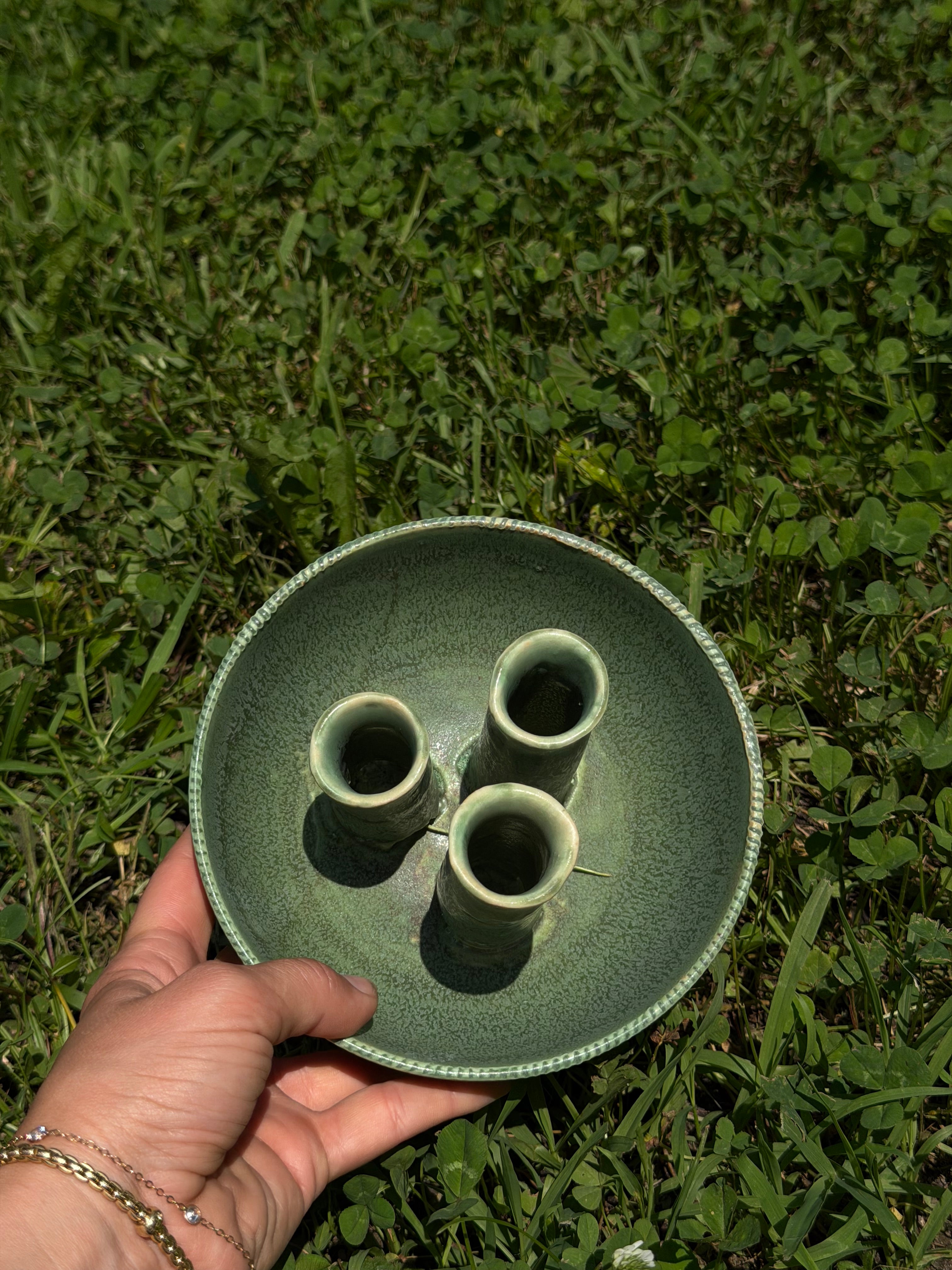 Flower Vase Green