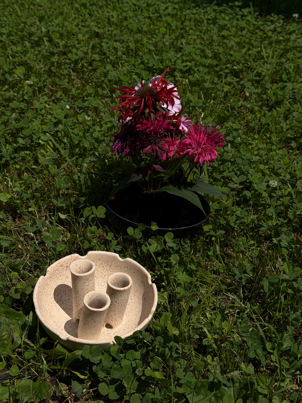 Flower Vase Tan