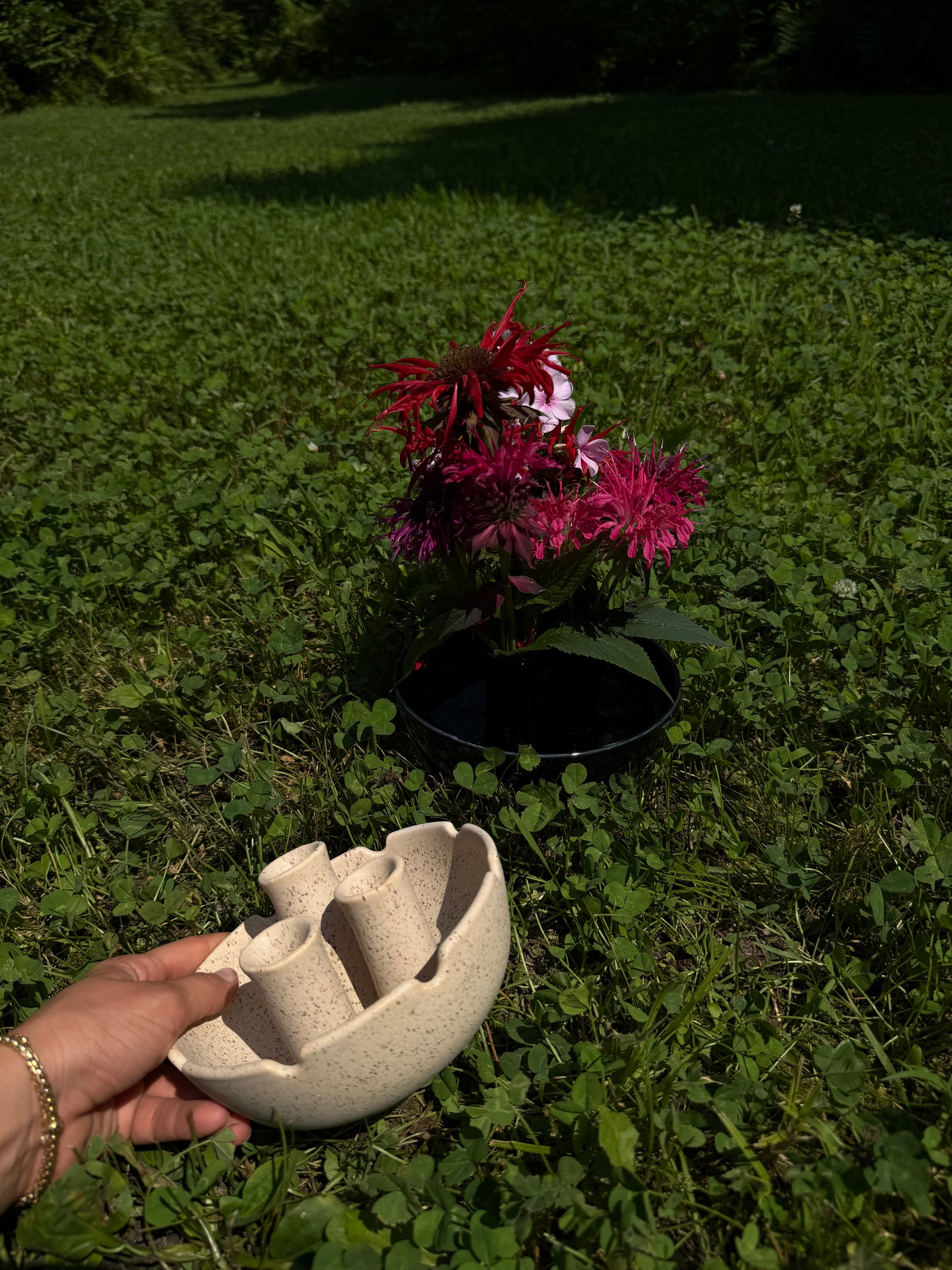 Flower Vase Tan