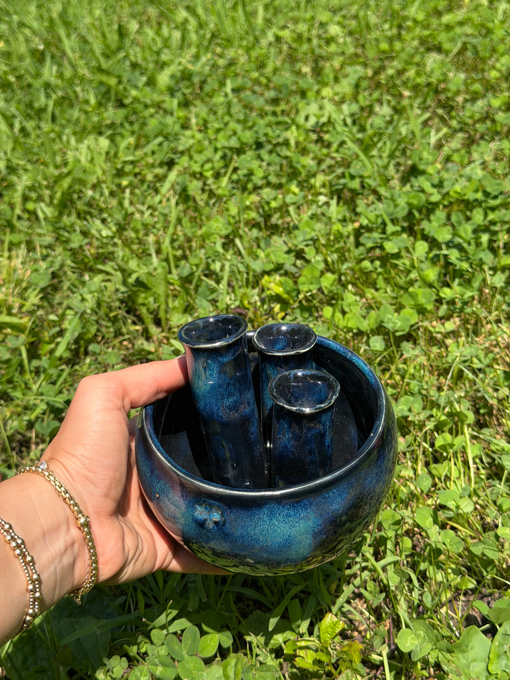 Flower Vase Blue
