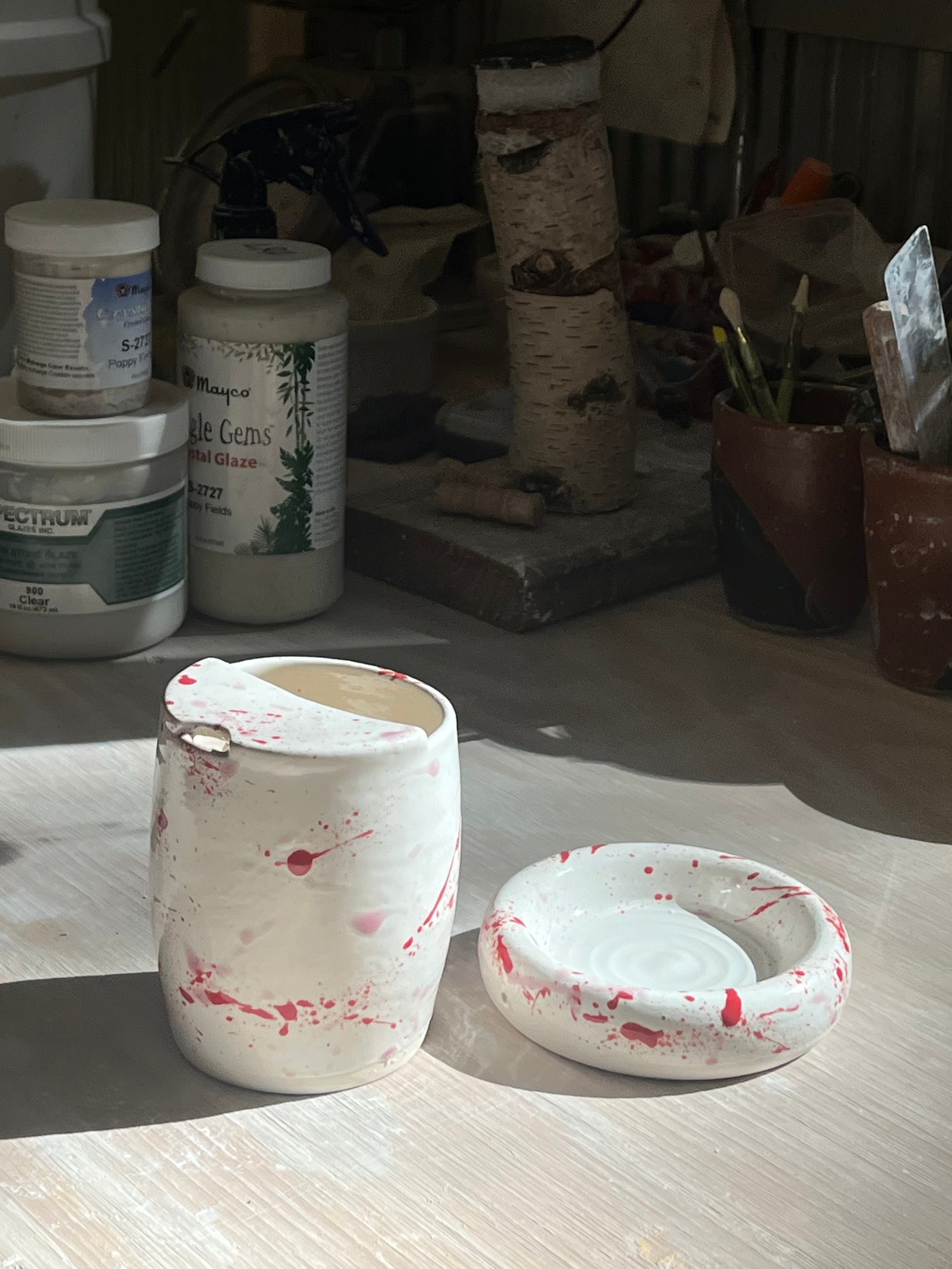 Adult Sippy Cup - Splatter