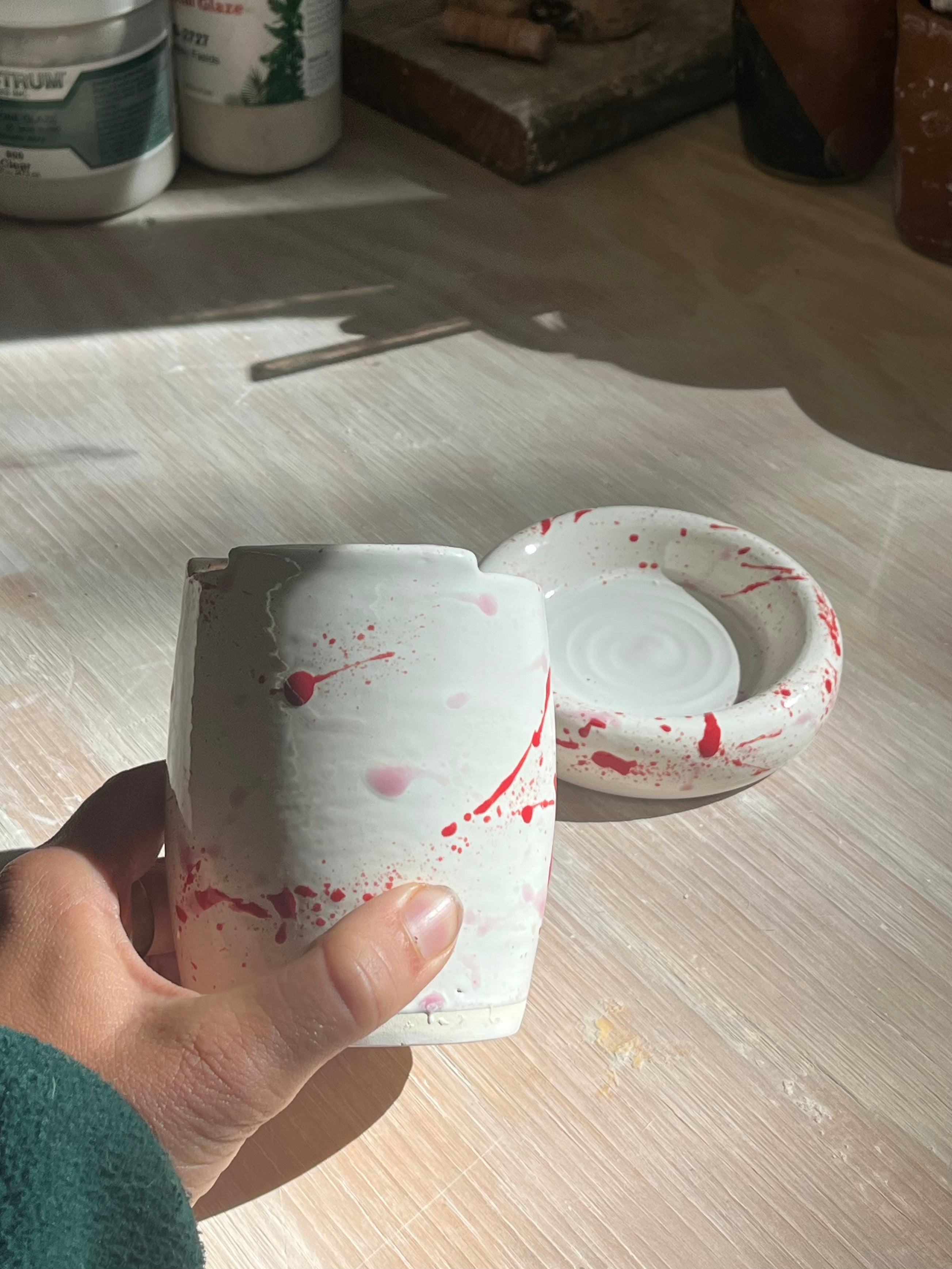 Adult Sippy Cup - Splatter