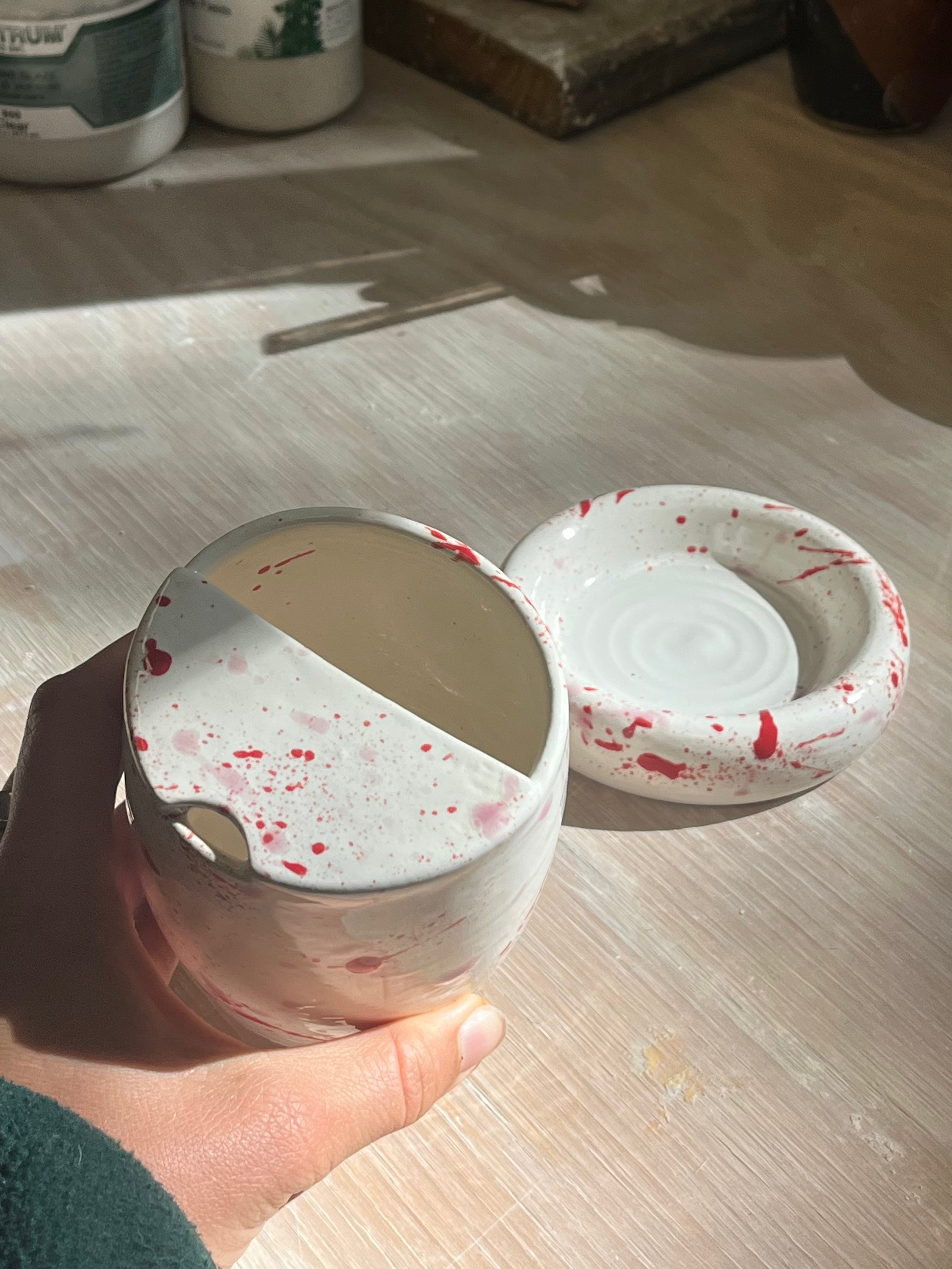 Adult Sippy Cup - Splatter