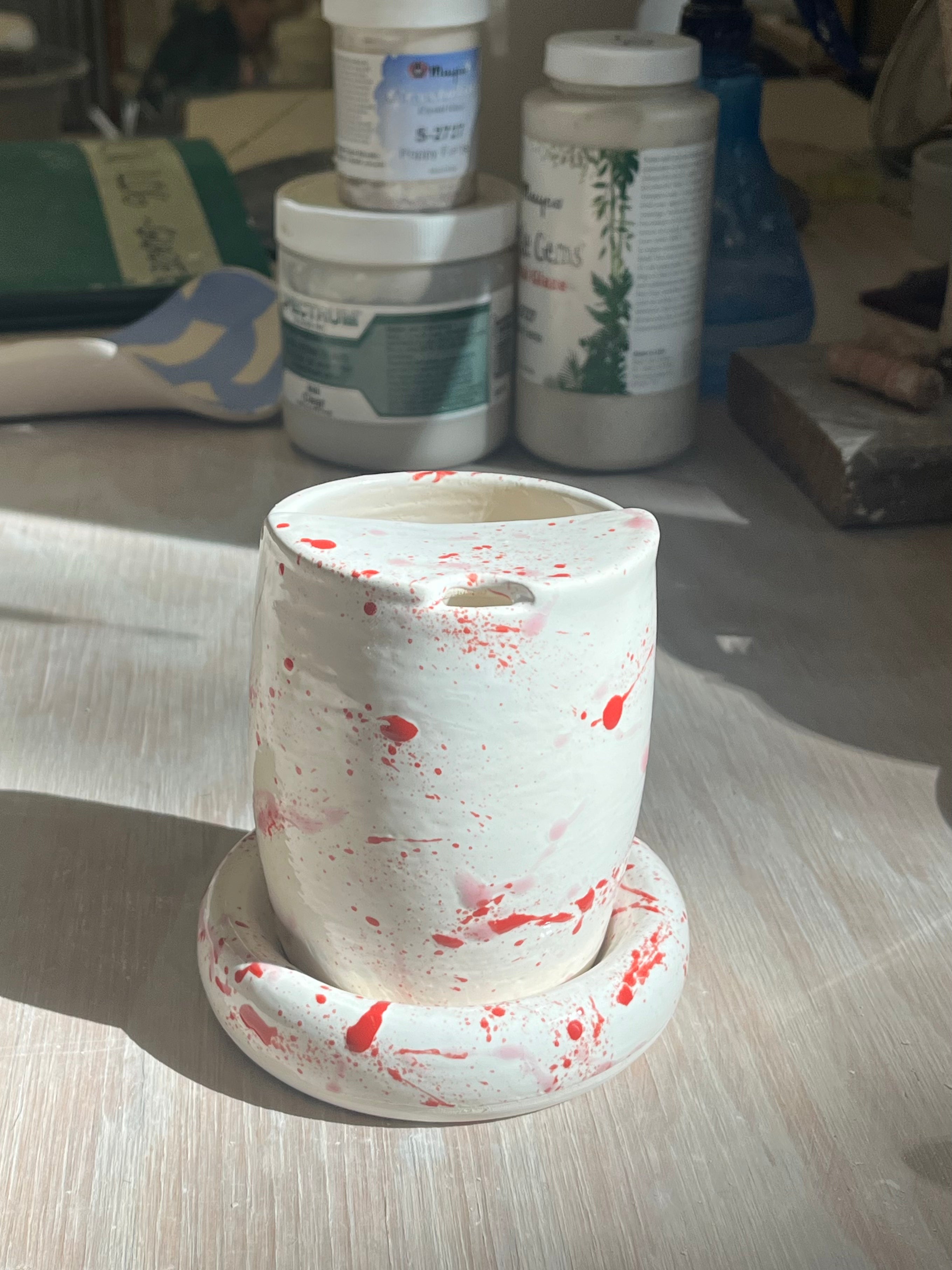 Adult Sippy Cup - Splatter