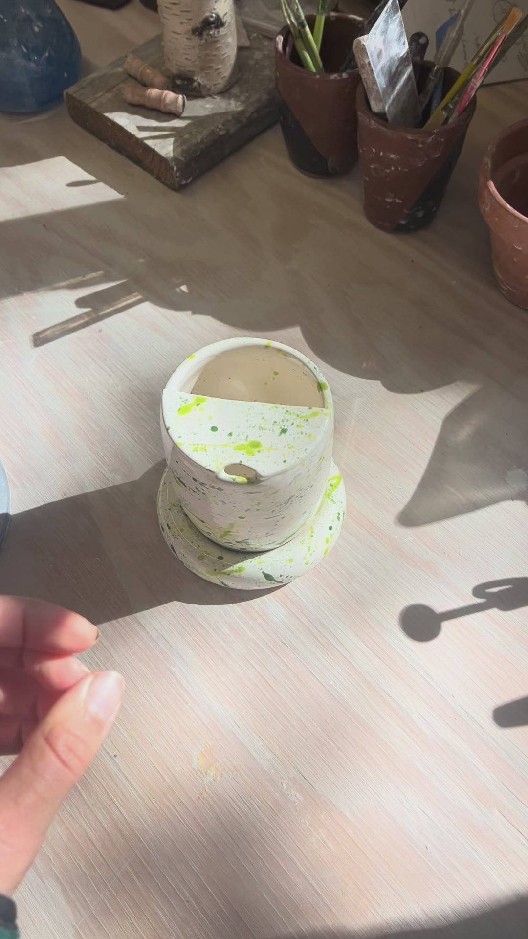 Sippy Cup & Plate Set - Splatter