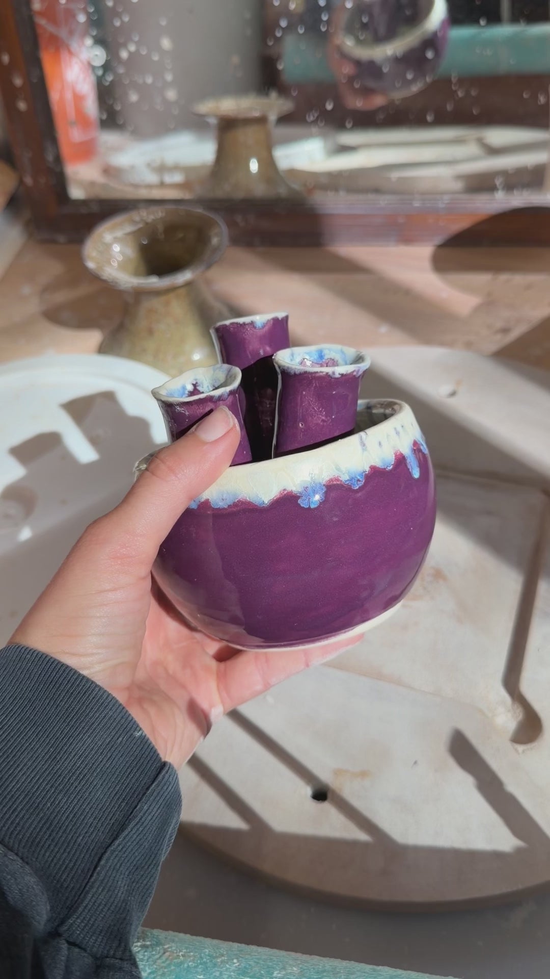 Flower Vase Purple