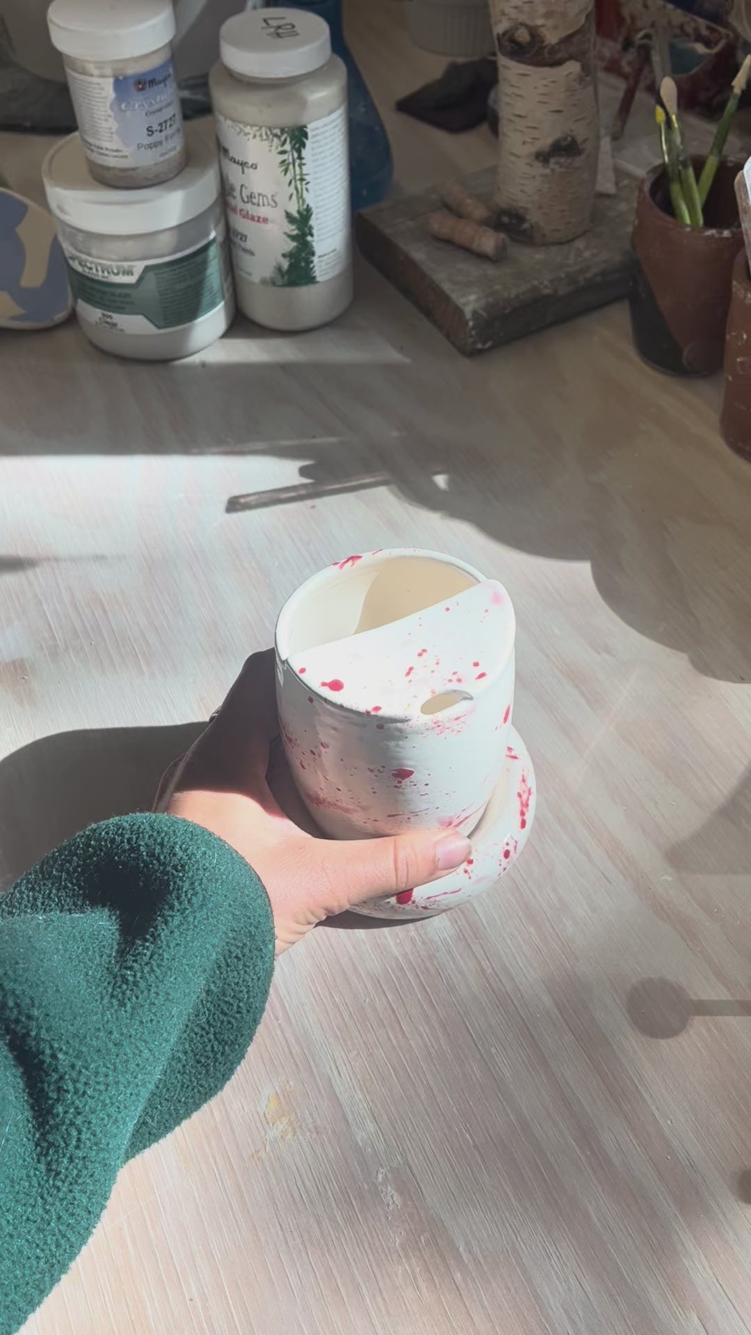 Adult Sippy Cup - Splatter