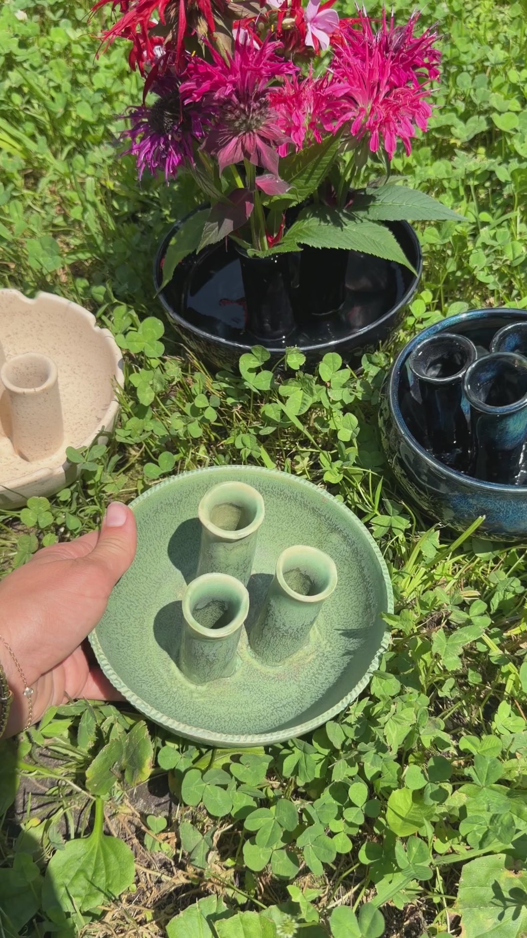 Flower Vase Green