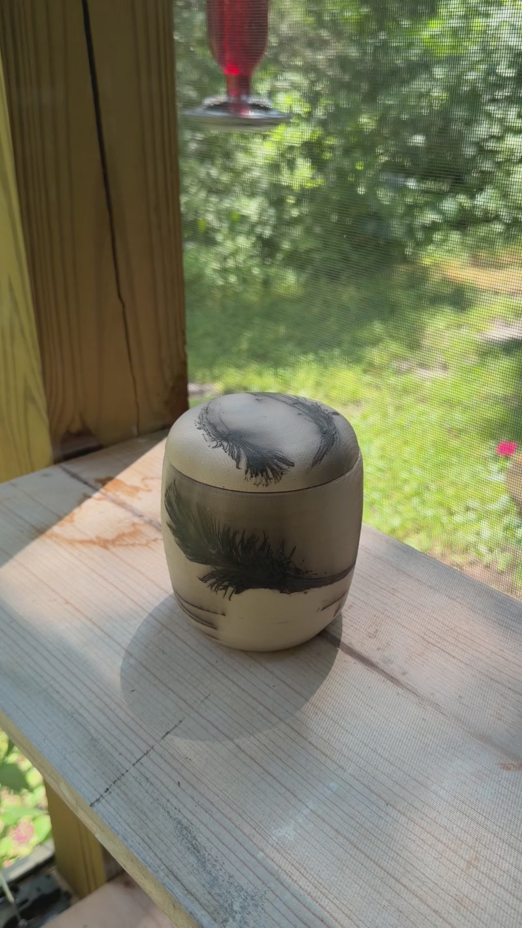 Raku Jar Medium